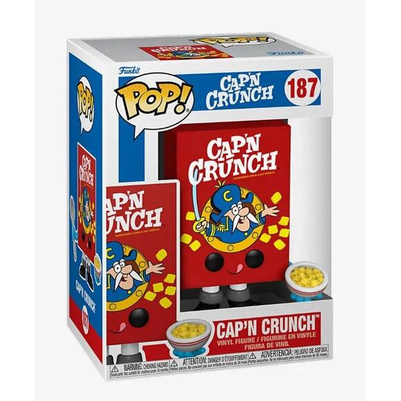 🔥Funko Pop! Ad Icon CAPN CRUNCH #187 BNIB🔥 - Picture 1 of 2
